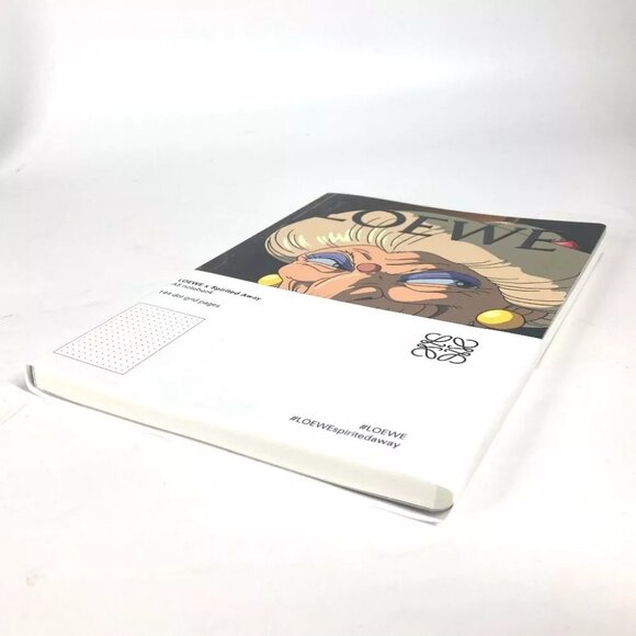 LOEWE Ghibli Spirited Away Yubaba Design memo pad notebook paper Black Unused - Picture 2 of 10